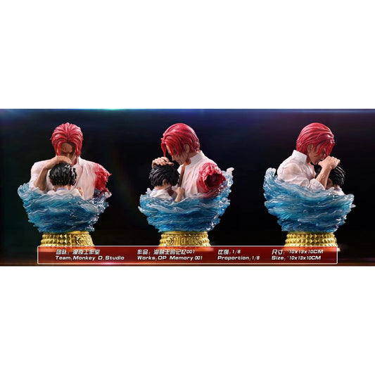 Monkey D Studio / ManQi Studio - Red Hair Shanks & Monkey D Luffy Bust 