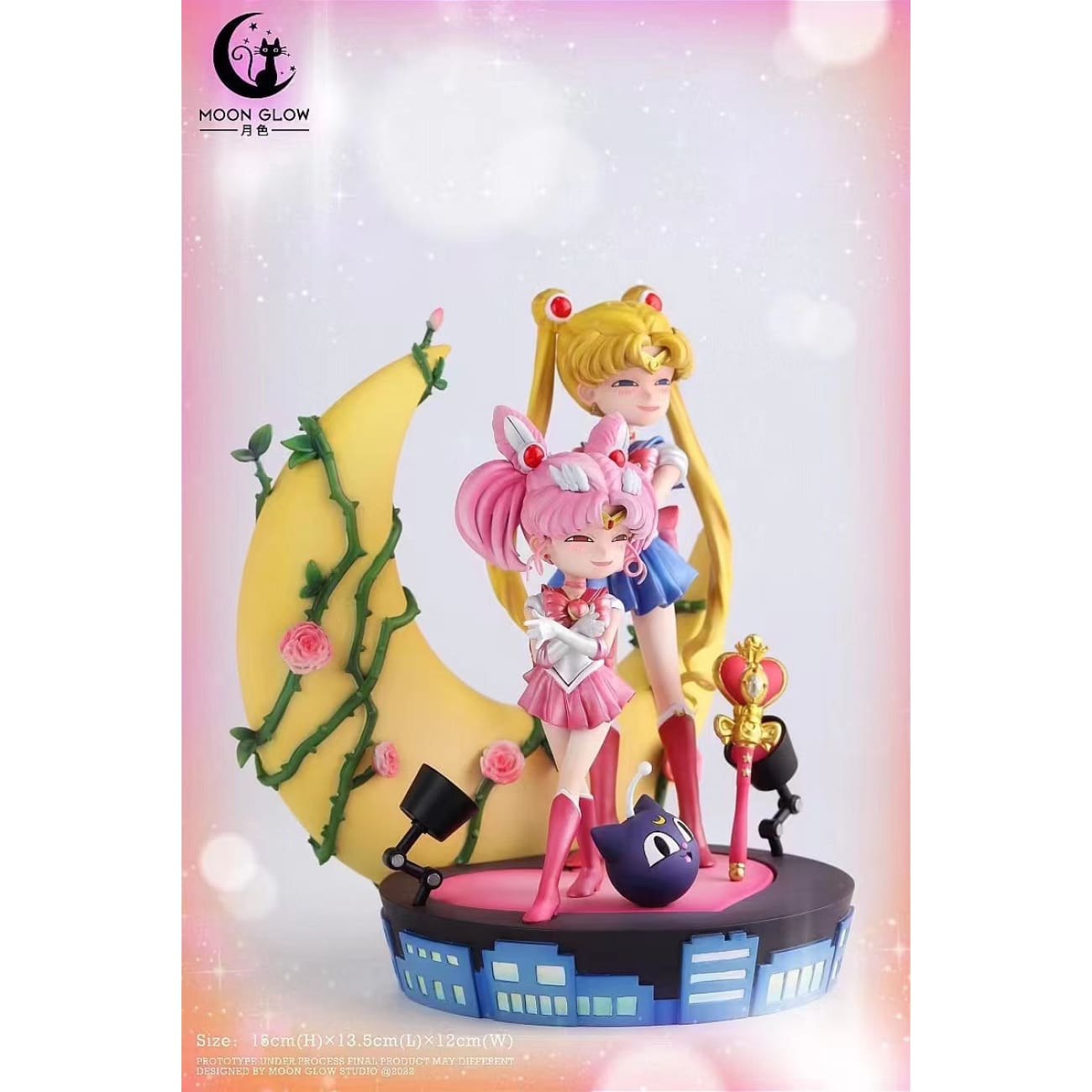 Moon Glow Studio - Tsukino Usagi And Chibiusa