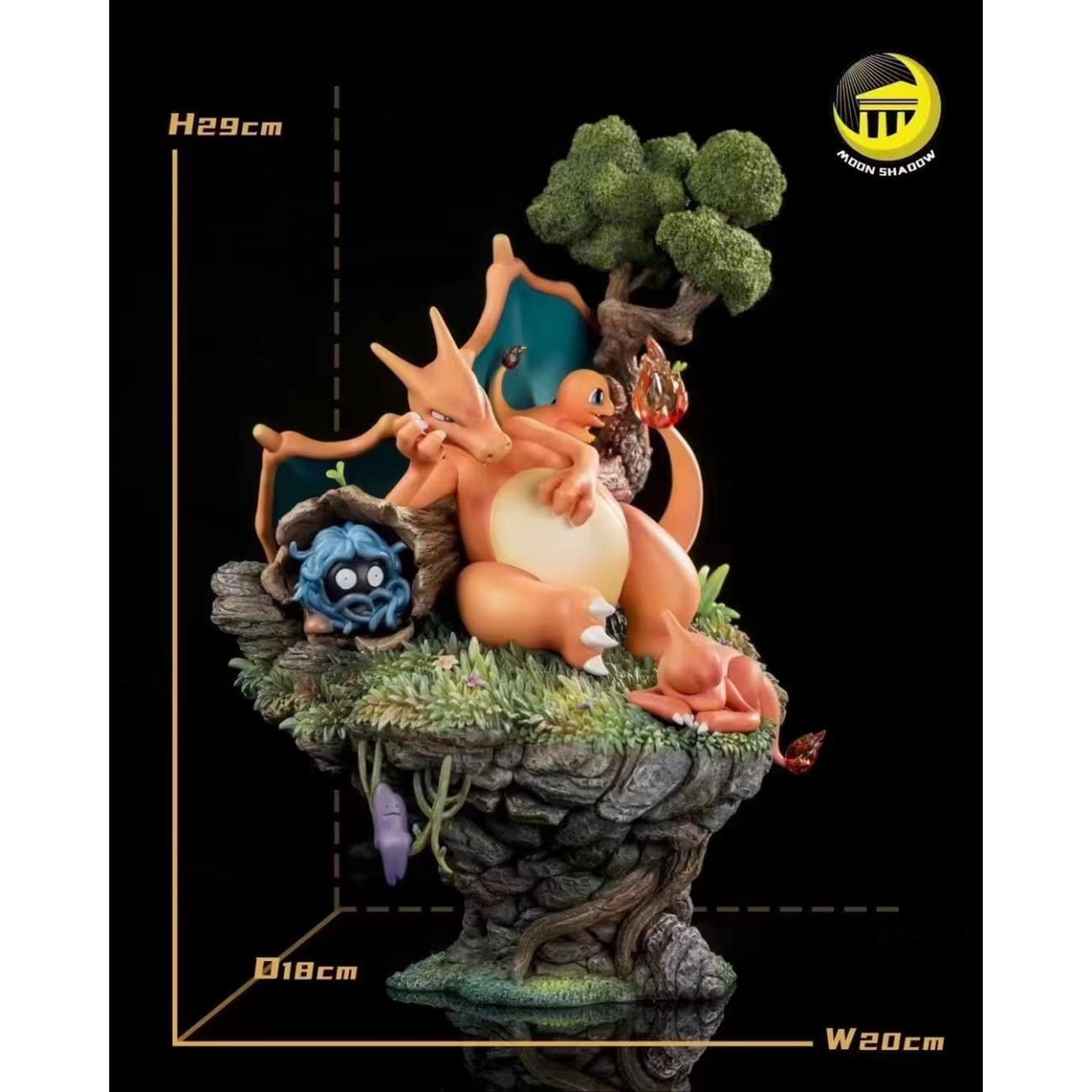 Moon Shadow - Charizard , Charmeleon , Charmander , Tangela and Ditto