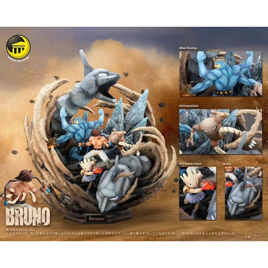 Moon Shadow Studio - Bruno, Machamp, Hitmonlee, Hitmonchan & Onix