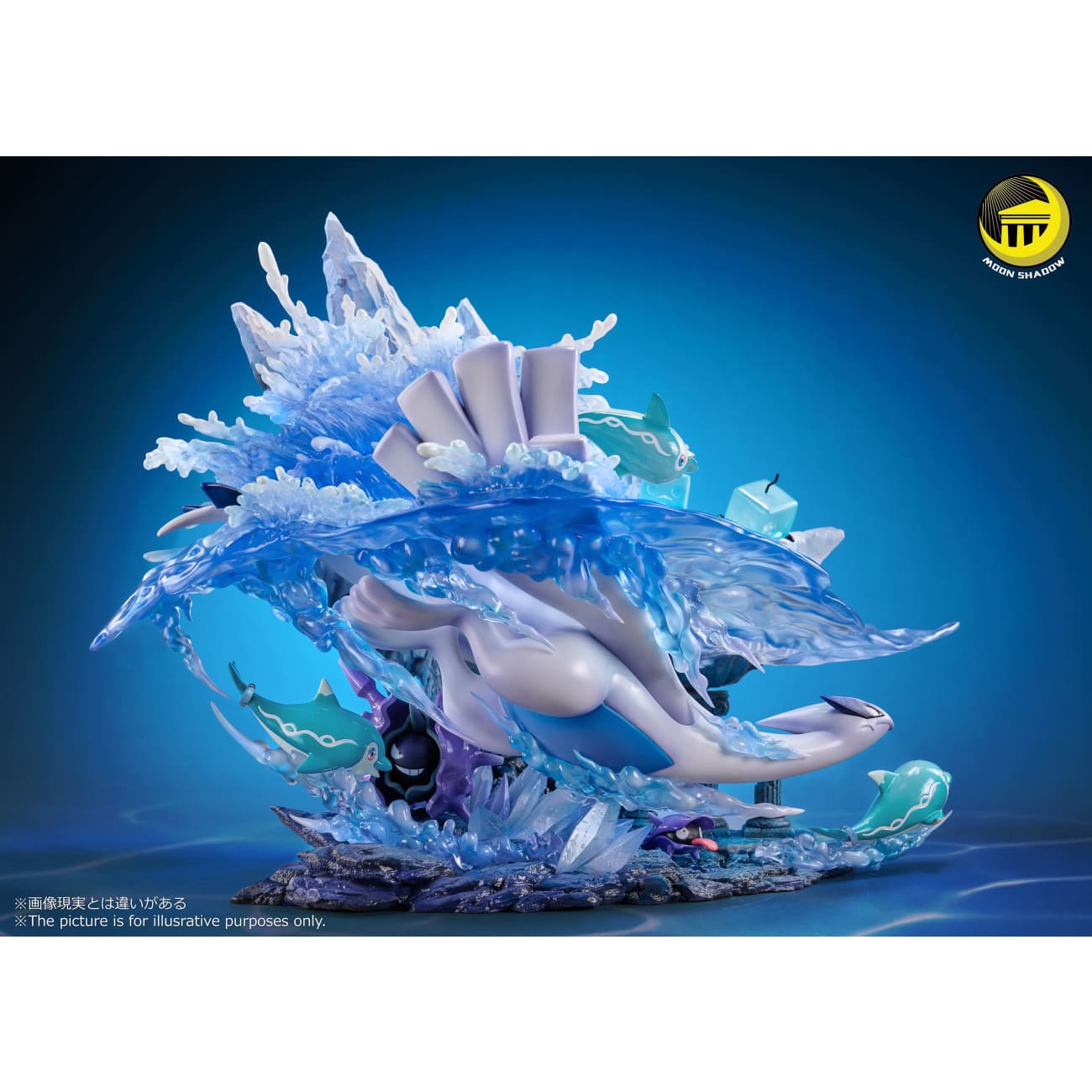 Moon Shadow Studio - Lugia, Cloyster, Shellder, Finizen, Palafin & Eiscue