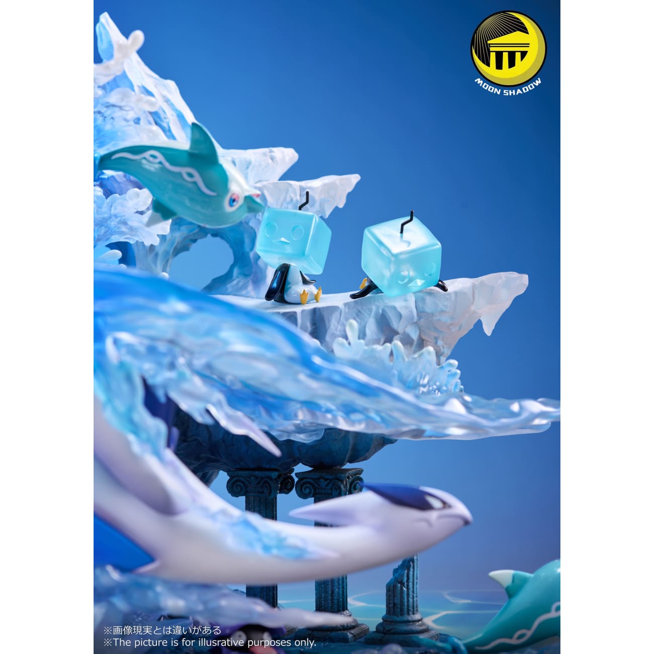 Moon Shadow Studio - Lugia, Cloyster, Shellder, Finizen, Palafin & Eiscue
