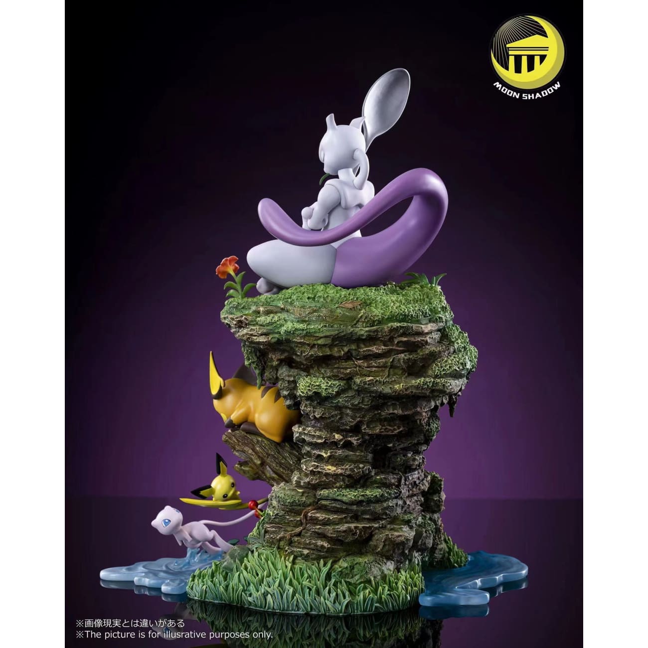 Moon Shadow Studio - Pikachu Family, Mewtwo & Mew