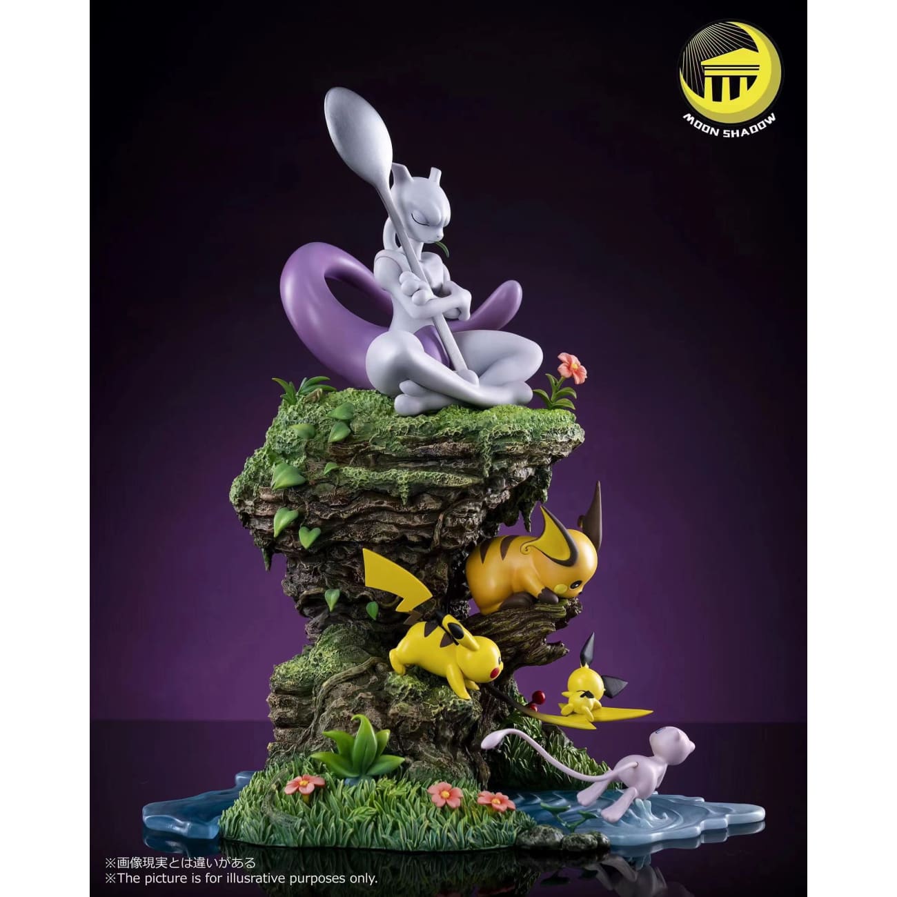 Moon Shadow Studio - Pikachu Family, Mewtwo & Mew