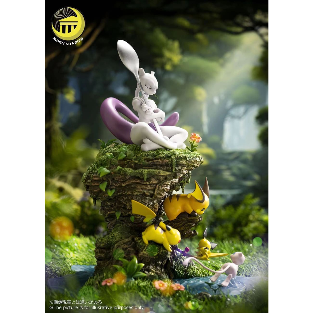 Moon Shadow Studio - Pikachu Family, Mewtwo & Mew