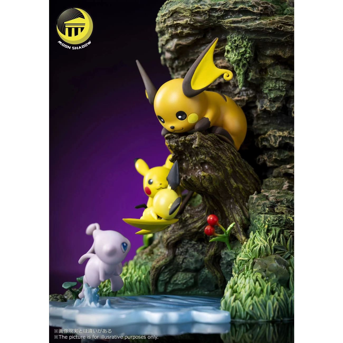 Moon Shadow Studio - Pikachu Family, Mewtwo & Mew