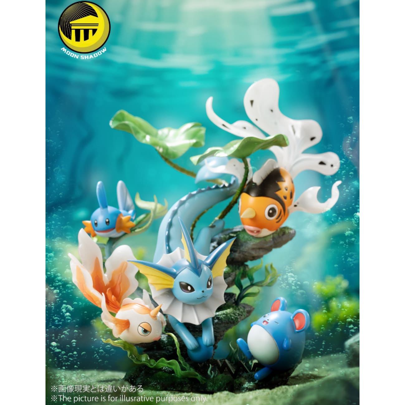 Moon Shadow Studio - Vaporeon, Goldeen, Seaking, Mudkip & Marill Natural Ver.