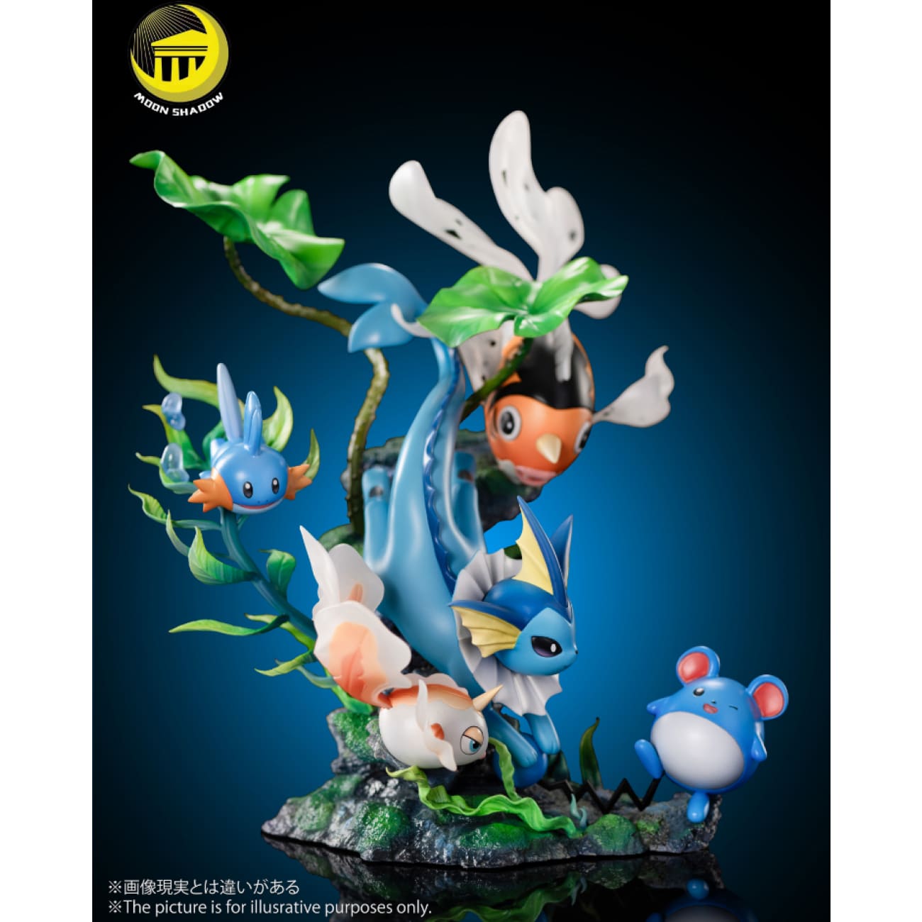 Moon Shadow Studio - Vaporeon, Goldeen, Seaking, Mudkip & Marill Natural Ver.