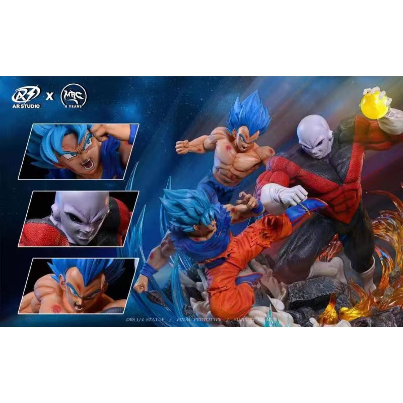 MRC & ARS - Jiren VS Son Goku and Vegeta [1/4 scale]