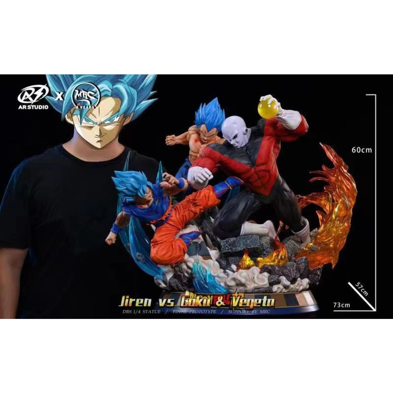 MRC & ARS - Jiren VS Son Goku and Vegeta [1/4 scale]