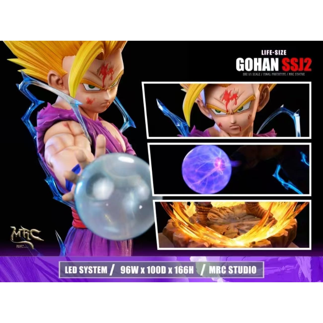 MRC Studio - Super Saiyan 2 Son Gohan 1/1 Scale [2 Variants]