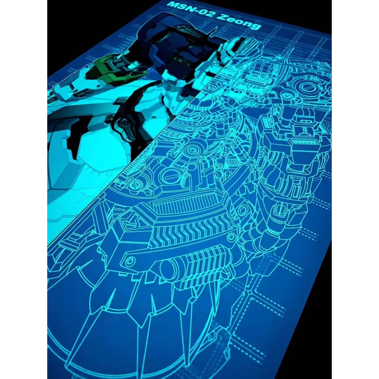 MSN-02 Zeong Blue Print Poster [38cm x 53cm]