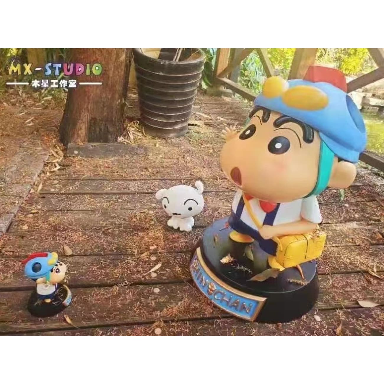 MX Studio - Crayon Shin Chan and Shiro [1/1 scale]