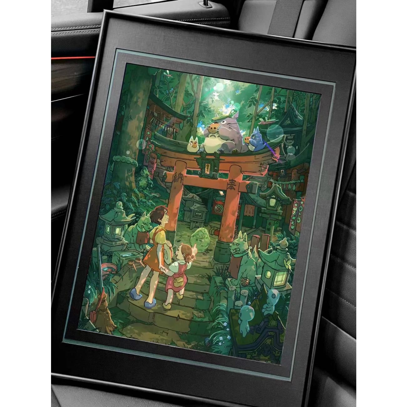 My Neighbor Totoro Shinto Shrine Poster Frame