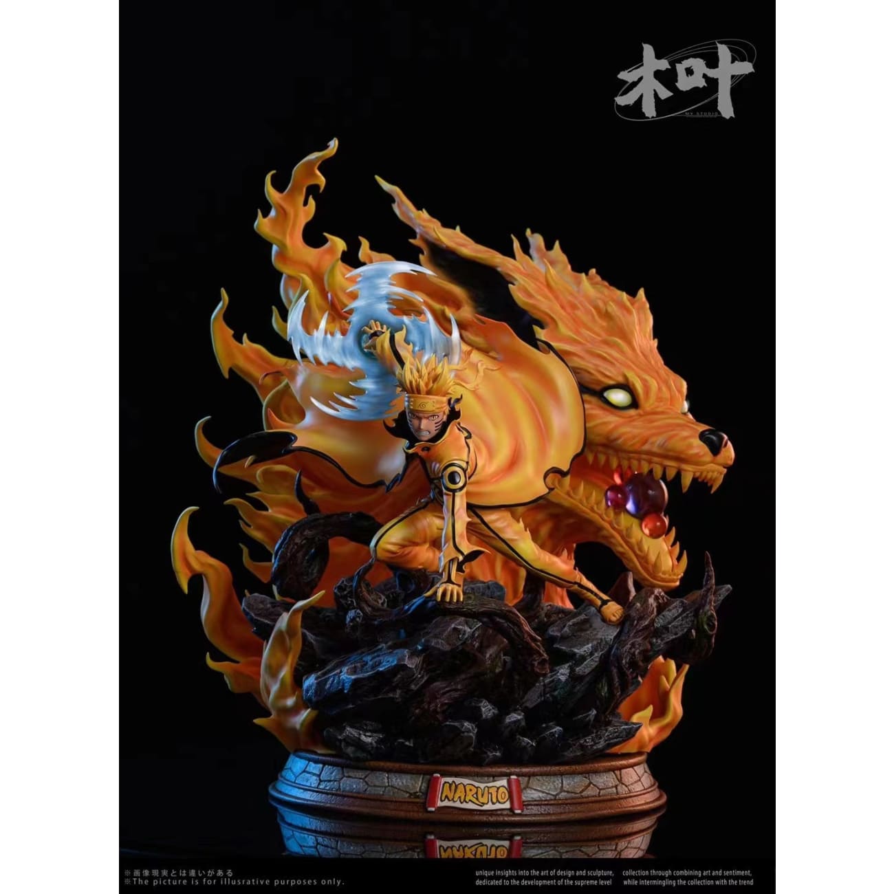 MY Studio / Mu Ye Studio - Ninetails Chakra Mode Naruto 