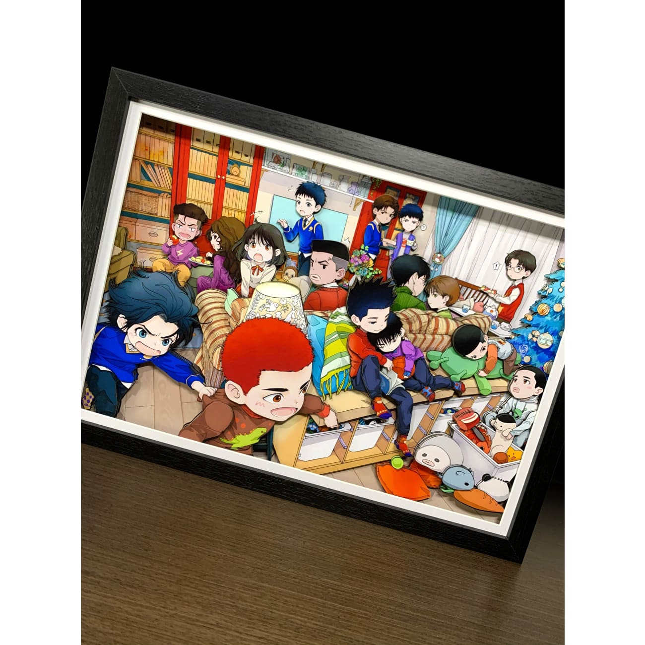 Mystical Art - Childhood Shohoku Team 3D Poster Frame