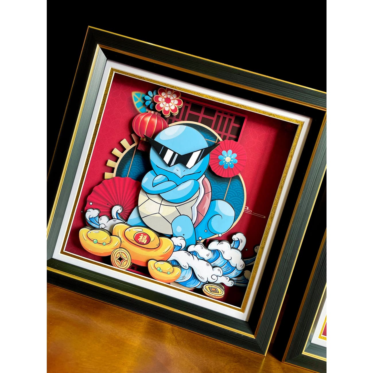 Mystical Art - Chinese New Year 2023 Pikachu / Charmander / Squirtle 3D Poster Frame [4 Variants]