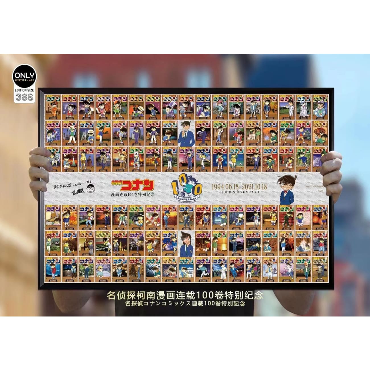 Mystical Art - Detective Conan 100 Volumes of Commemoration Special Poster Frame 