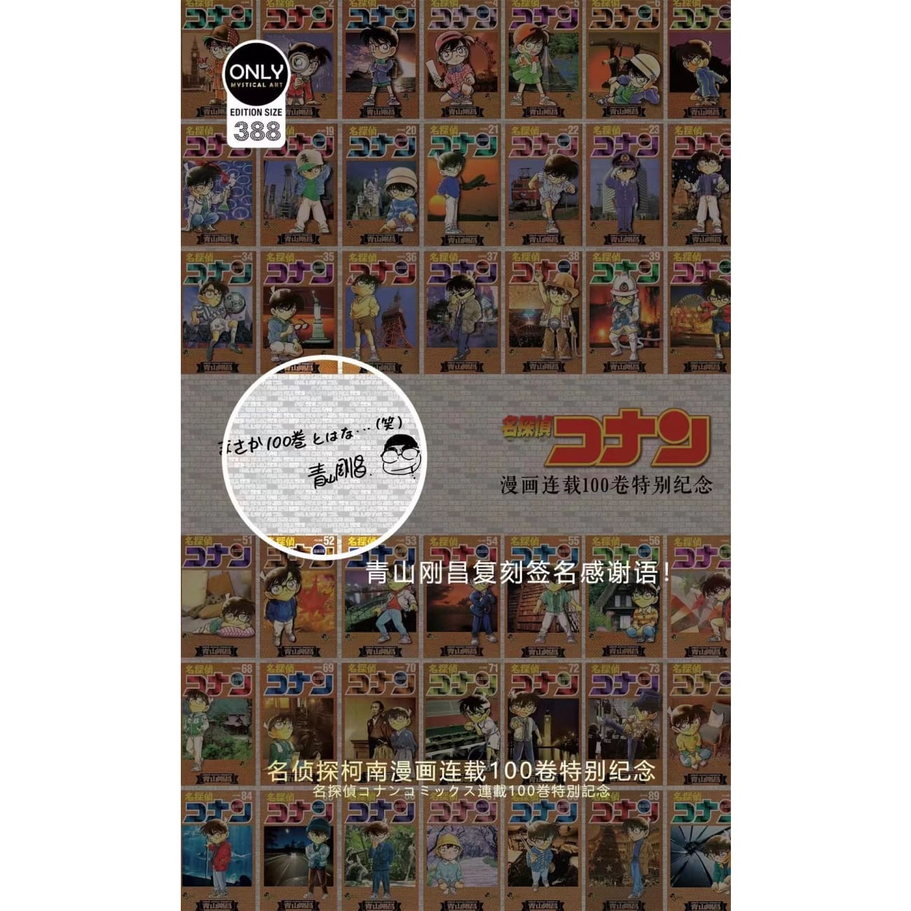 Mystical Art - Detective Conan 100 Volumes of Commemoration Special Poster Frame 