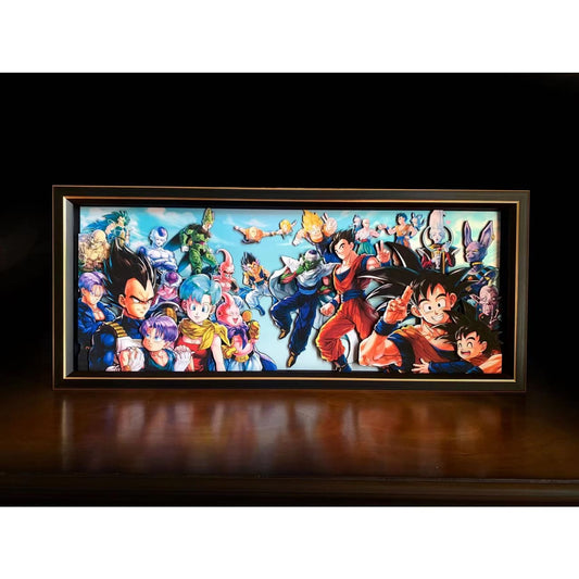 Mystical Art - Dragon Ball Super End Commemorative Edition Character Collection 3D Poster Frame