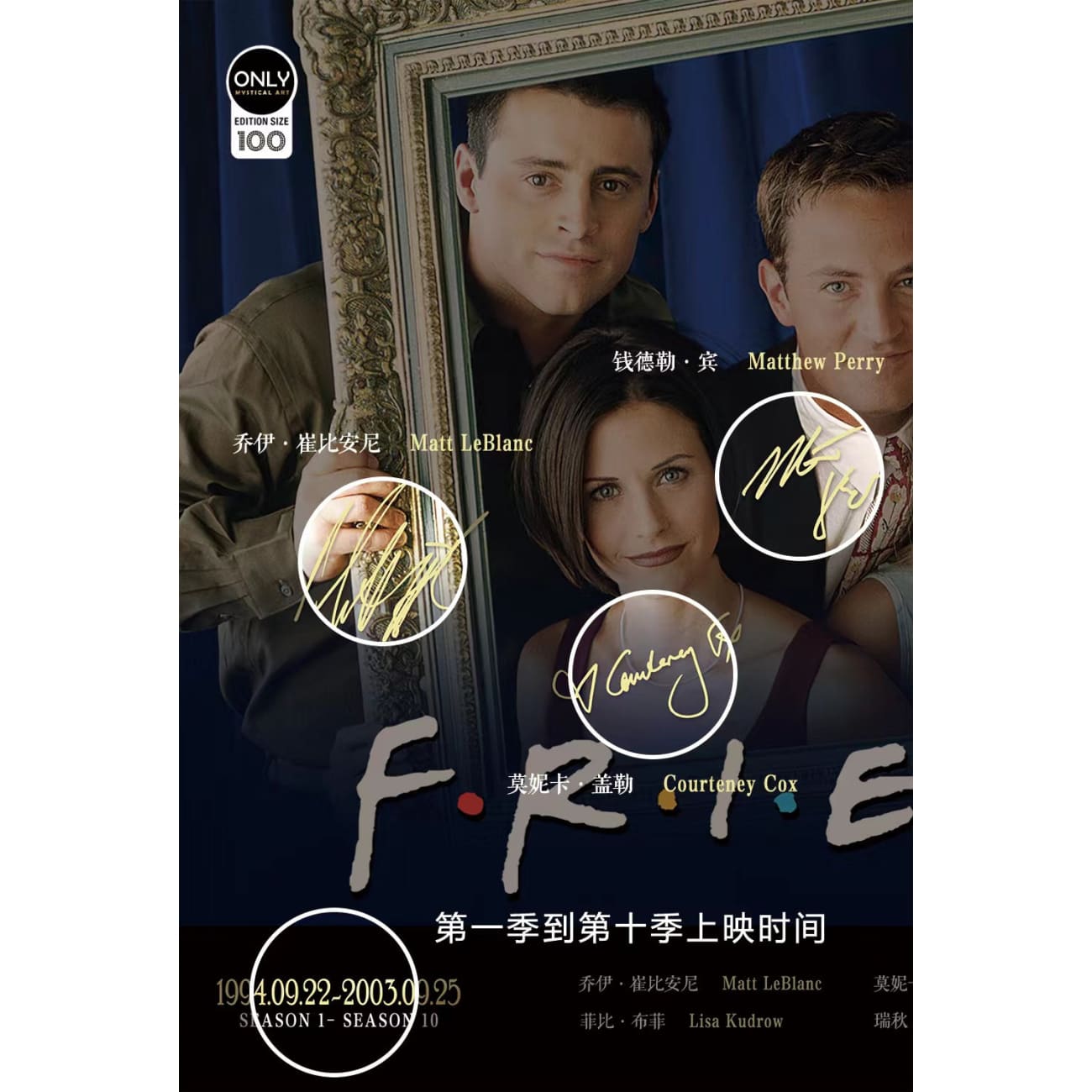 Mystical Art - Friends' Protagonist Actor Poster Frame 