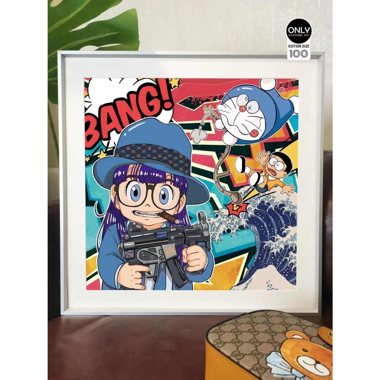 Mystical Art-Gang Boss Dr. Slump Poster Frame