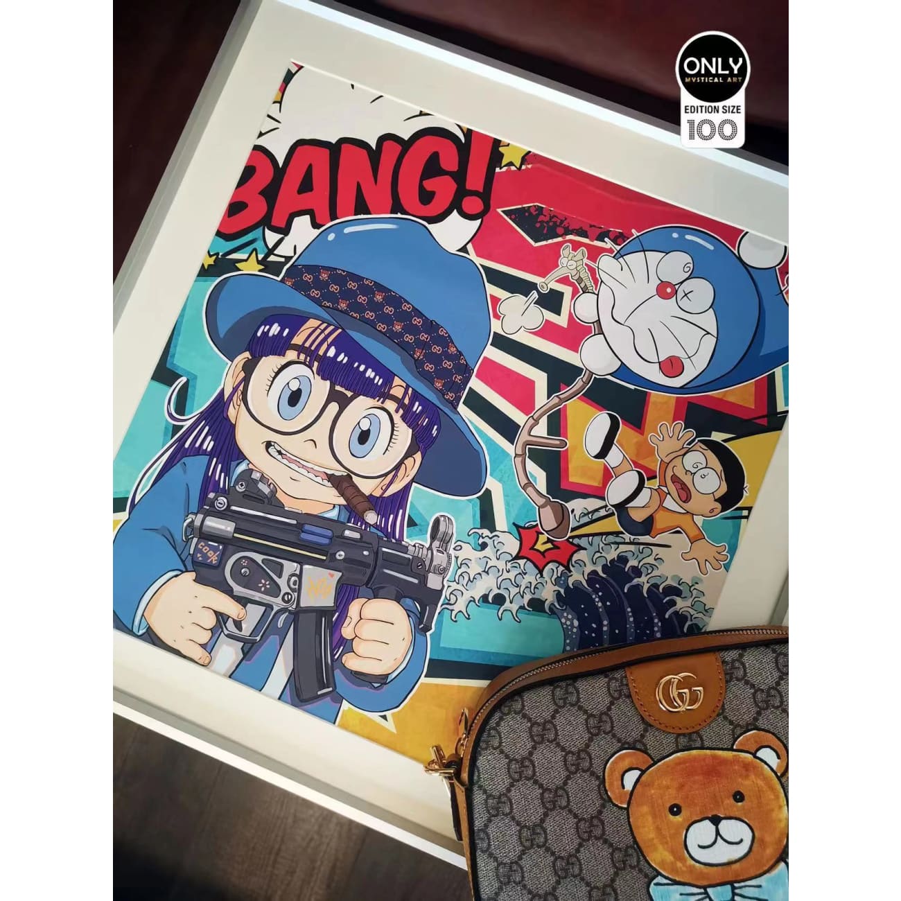 Mystical Art-Gang Boss Dr. Slump Poster Frame