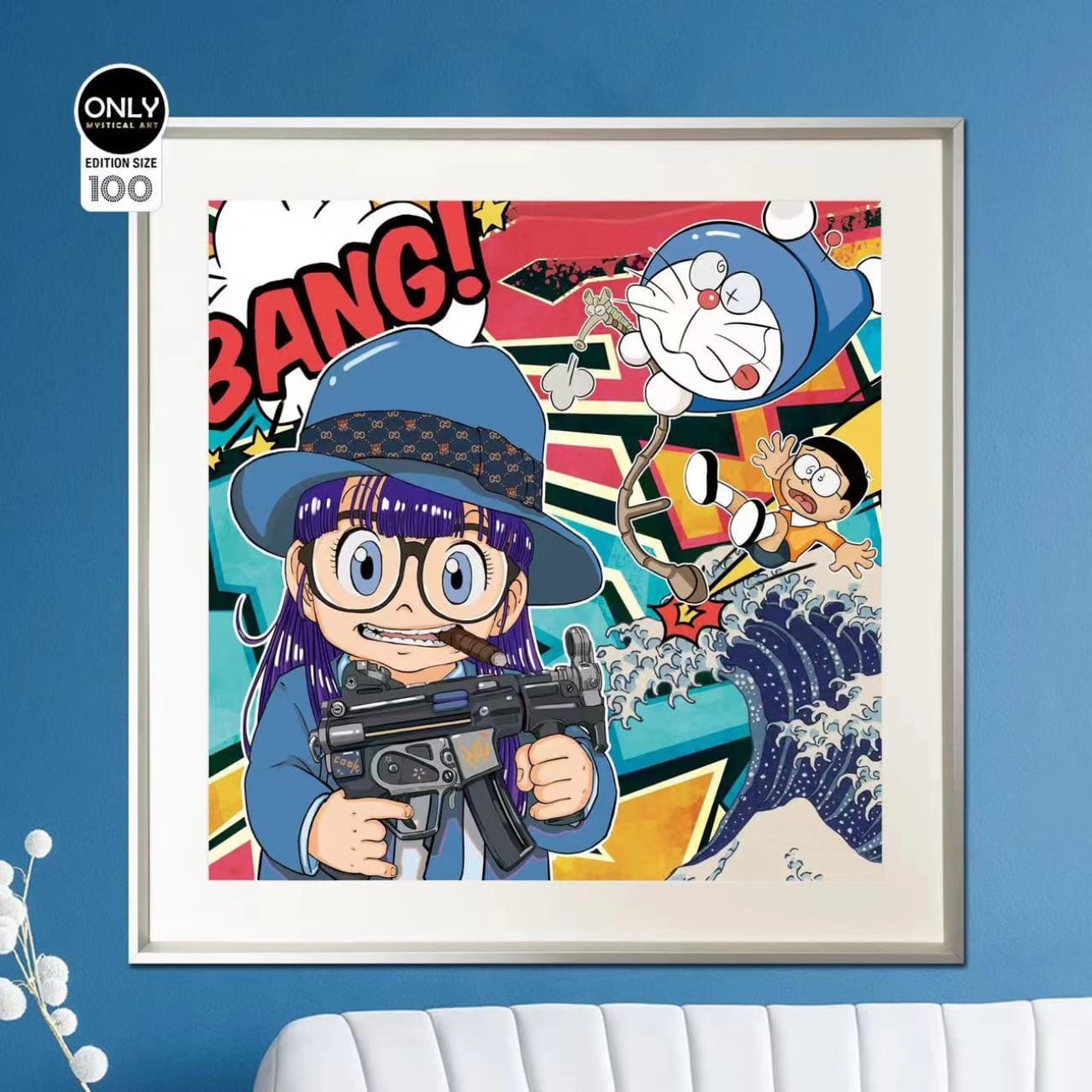 Mystical Art-Gang Boss Dr. Slump Poster Frame