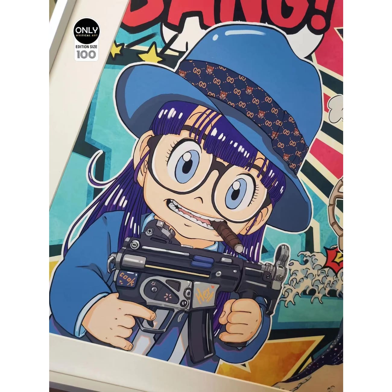 Mystical Art-Gang Boss Dr. Slump Poster Frame