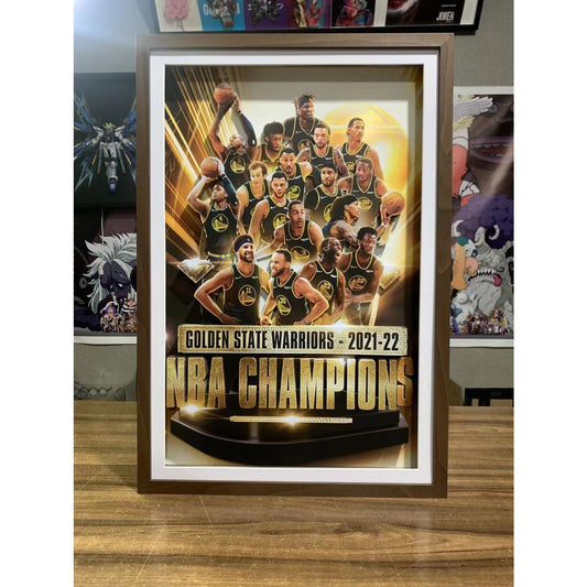 Mystical Art - Golden State Warriors Team 3D Poster Frame
