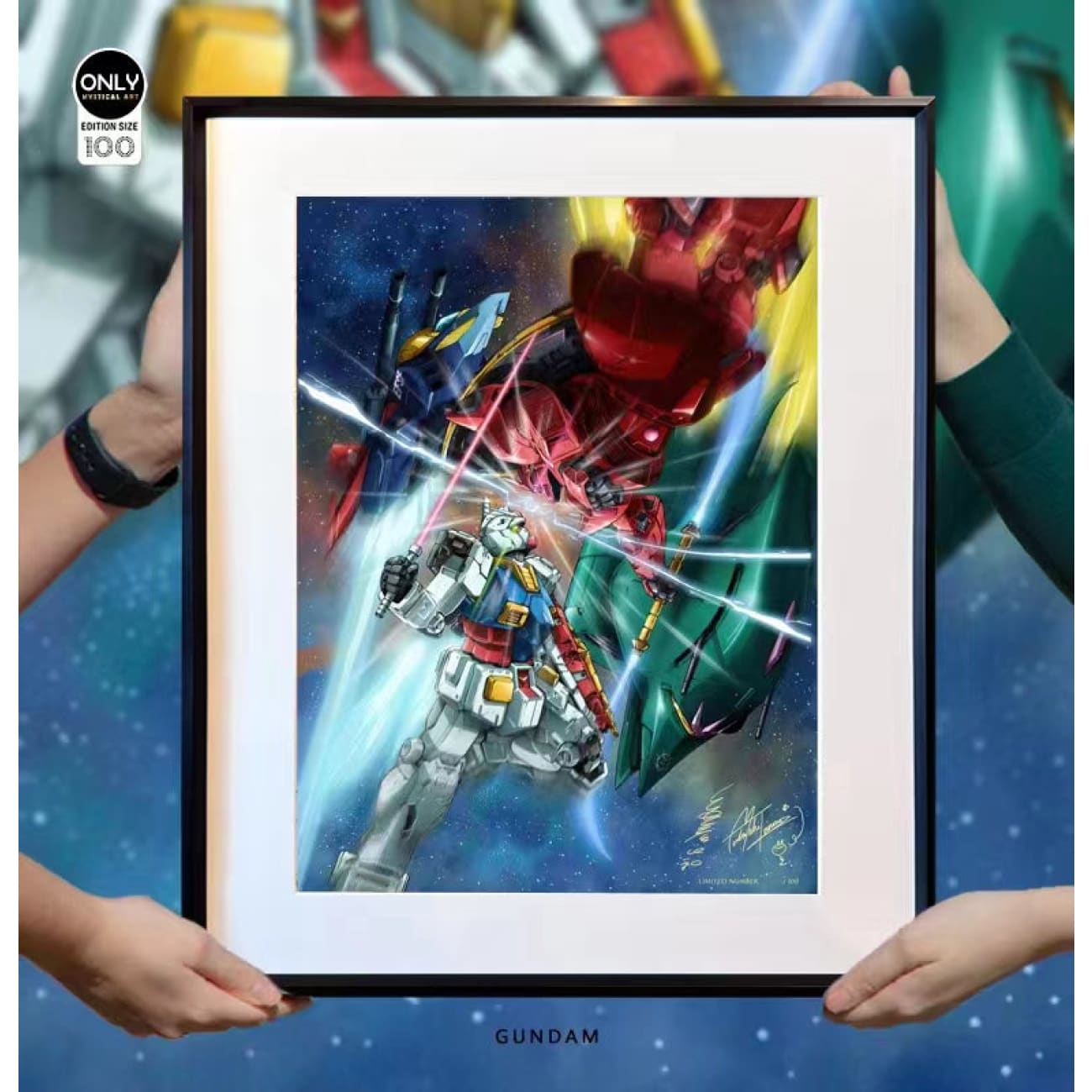 Mystical Art - Gundam 0079 Special Commemoration Poster Frame