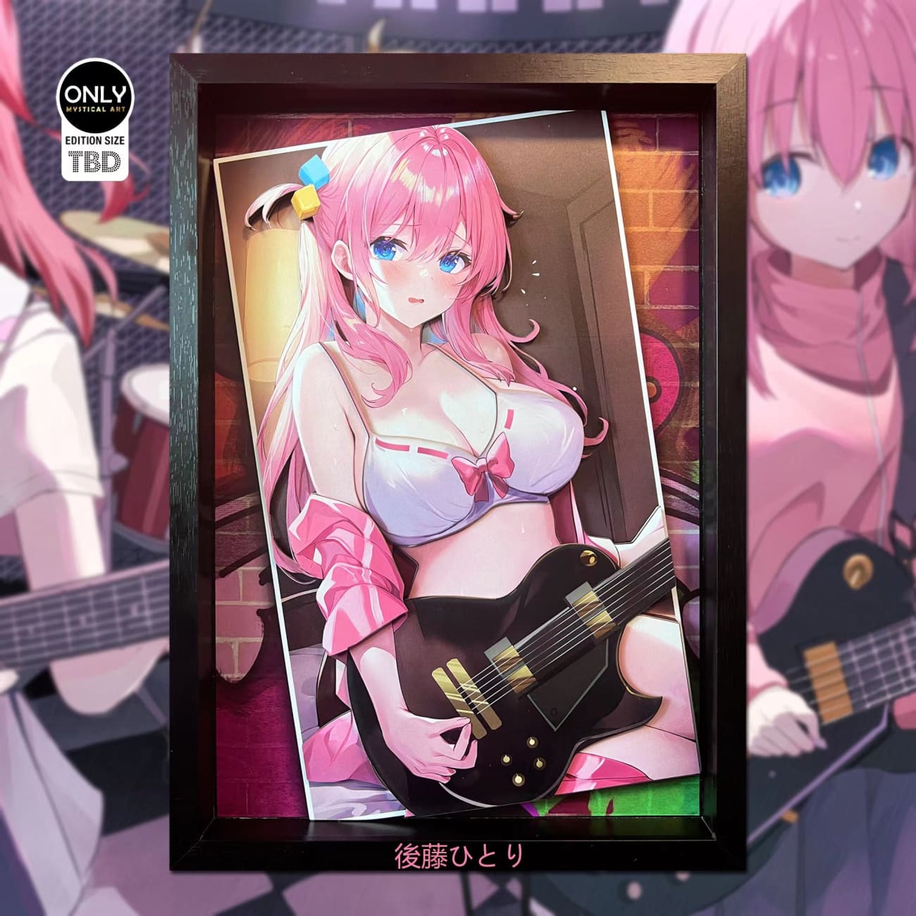 Mystical Art - Hitori Gotoh 3D Cast Off Poster Frame