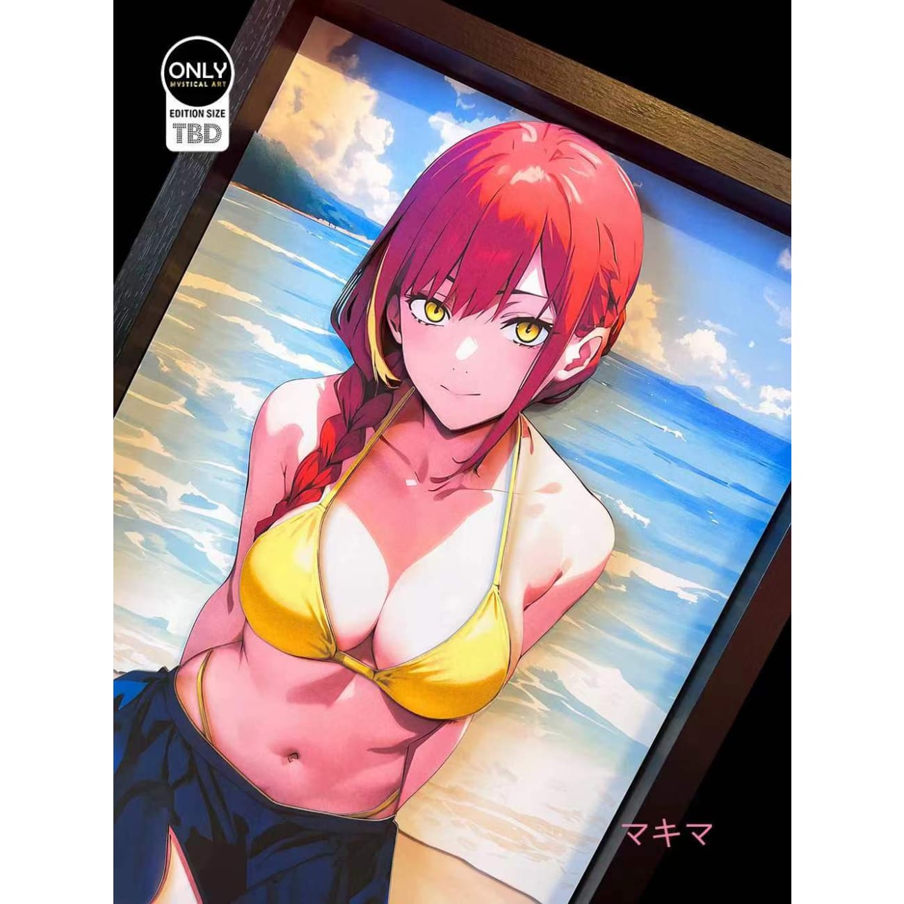 Mystical Art  - Makima 3D Cast Off Poster Frame