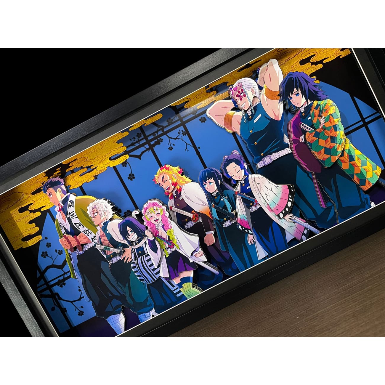 Mystical Art - Nine Hashira 3D Poster Frame