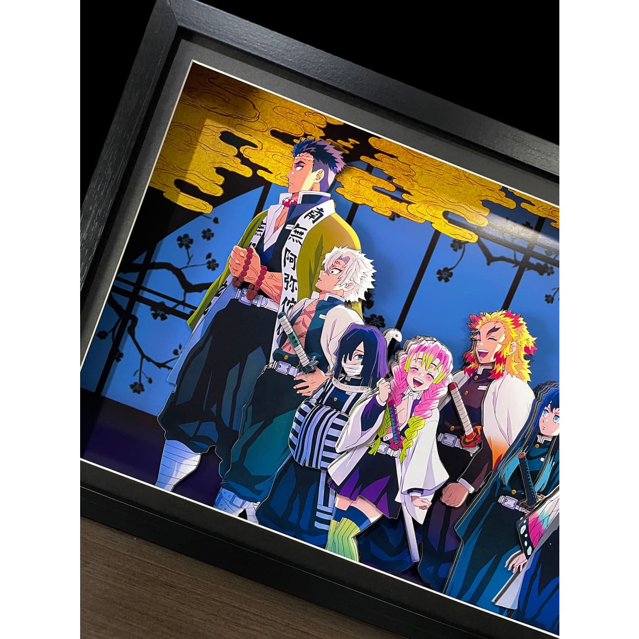 Mystical Art - Nine Hashira 3D Poster Frame