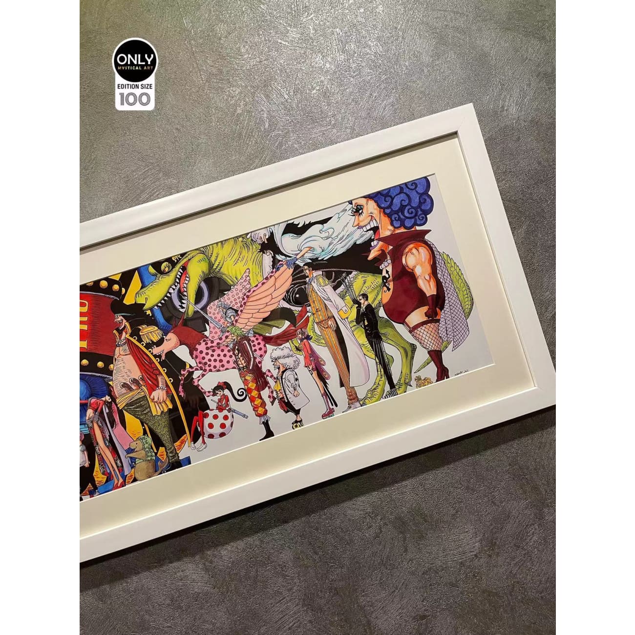 Mystical Art - One Piece Charecter side view 145cm Poster Frame