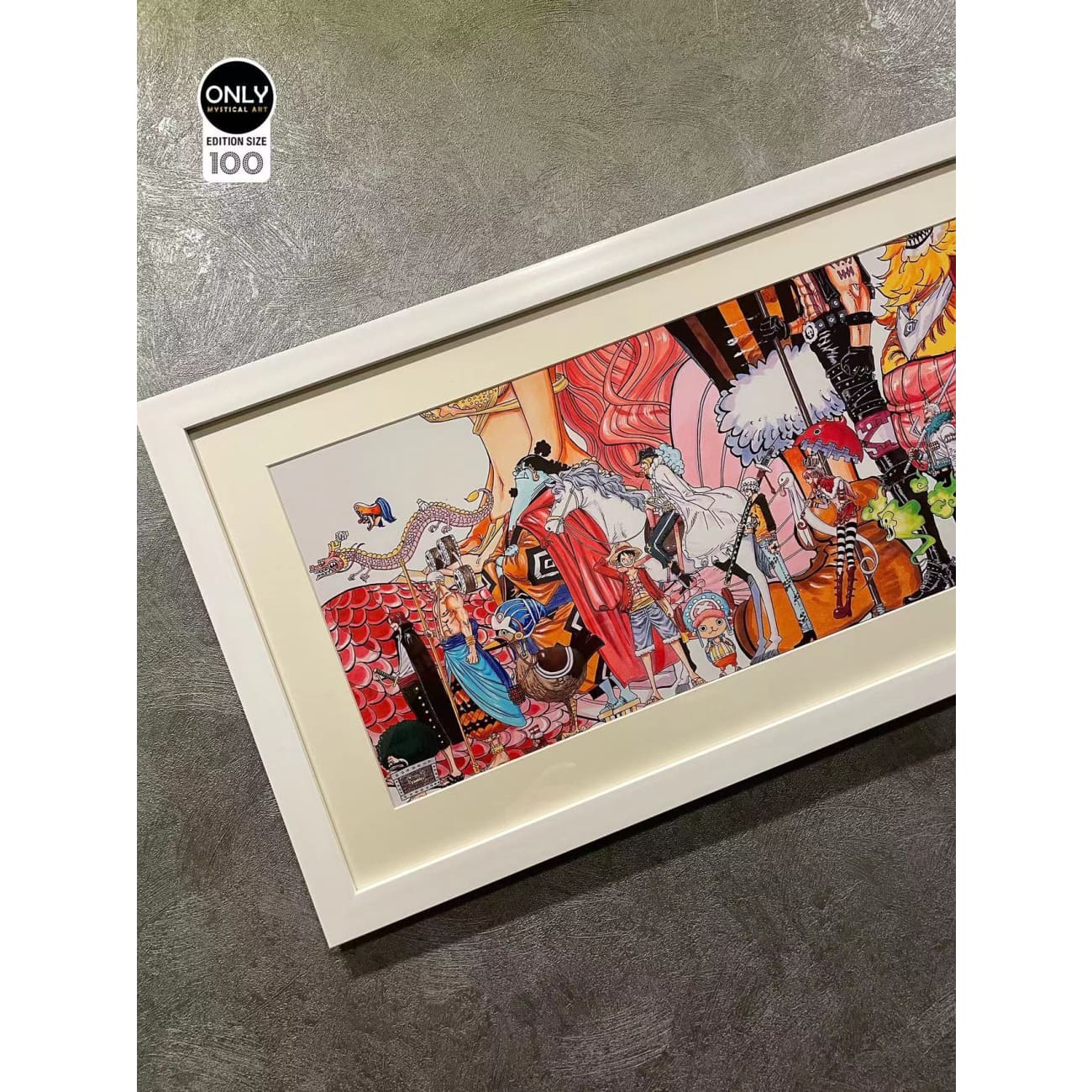 Mystical Art - One Piece Charecter side view 145cm Poster Frame