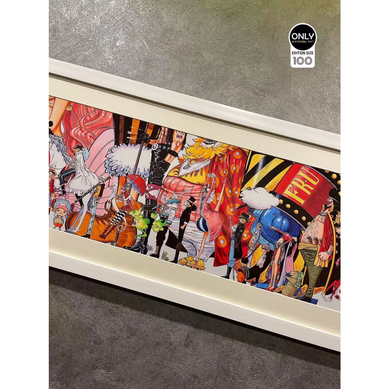 Mystical Art - One Piece Charecter side view 145cm Poster Frame