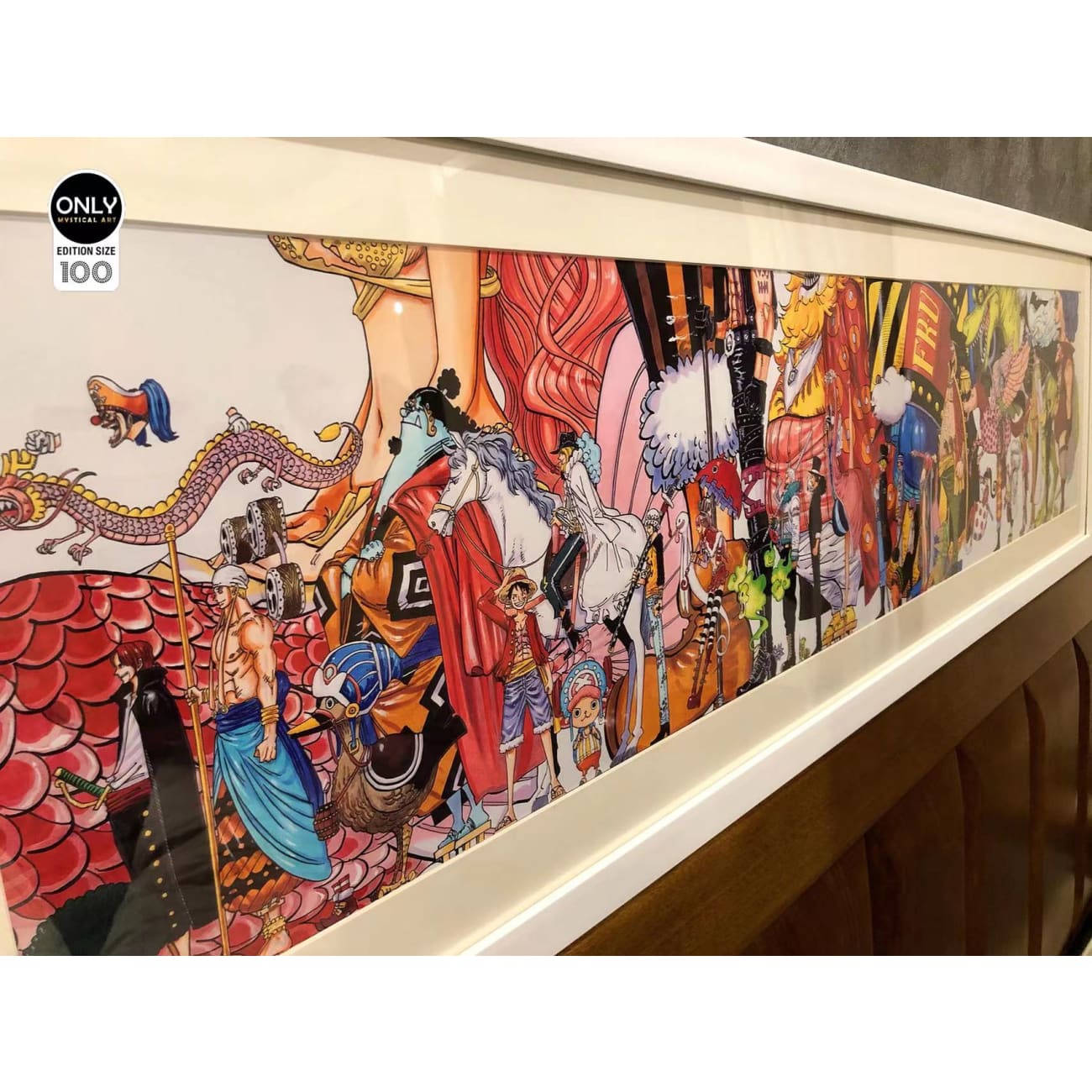 Mystical Art - One Piece Charecter side view 145cm Poster Frame