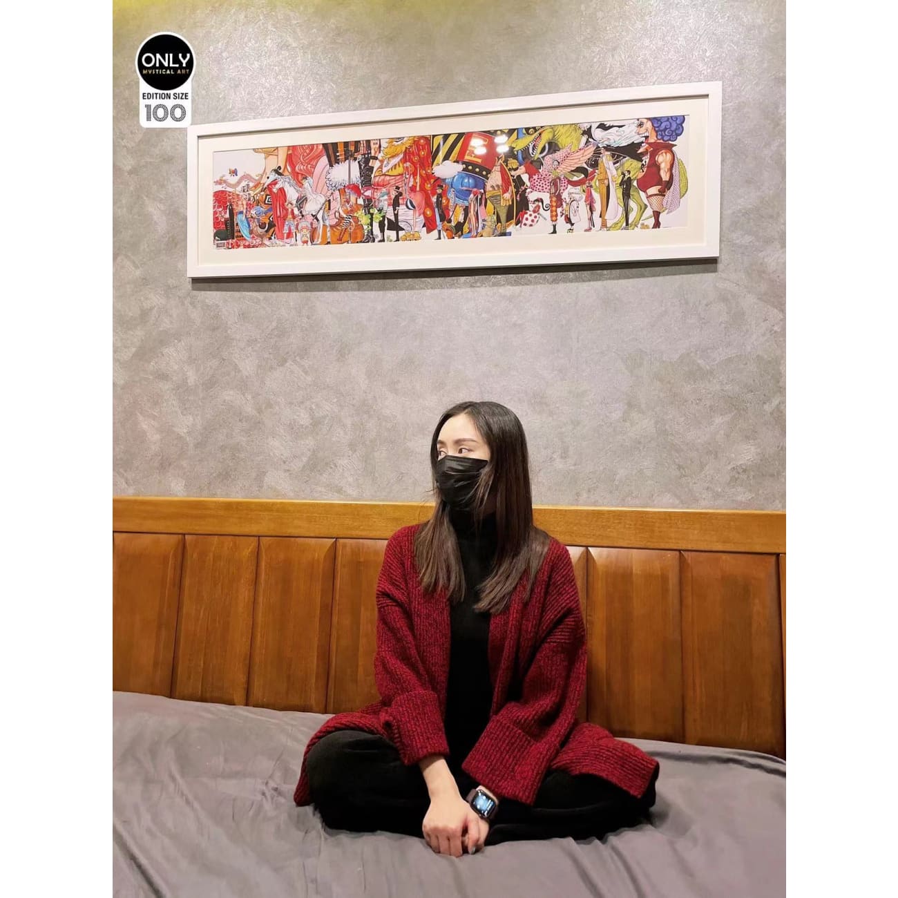 Mystical Art - One Piece Charecter side view 145cm Poster Frame