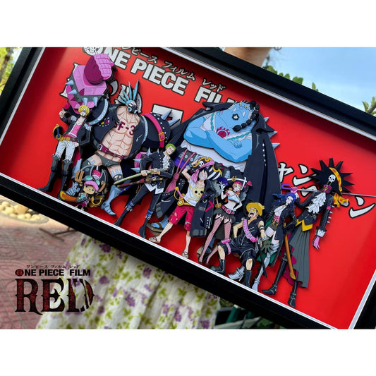 Mystical Art - One Piece Film: Red Straw Hat Pirates 3D Poster Frame [2 Variants]