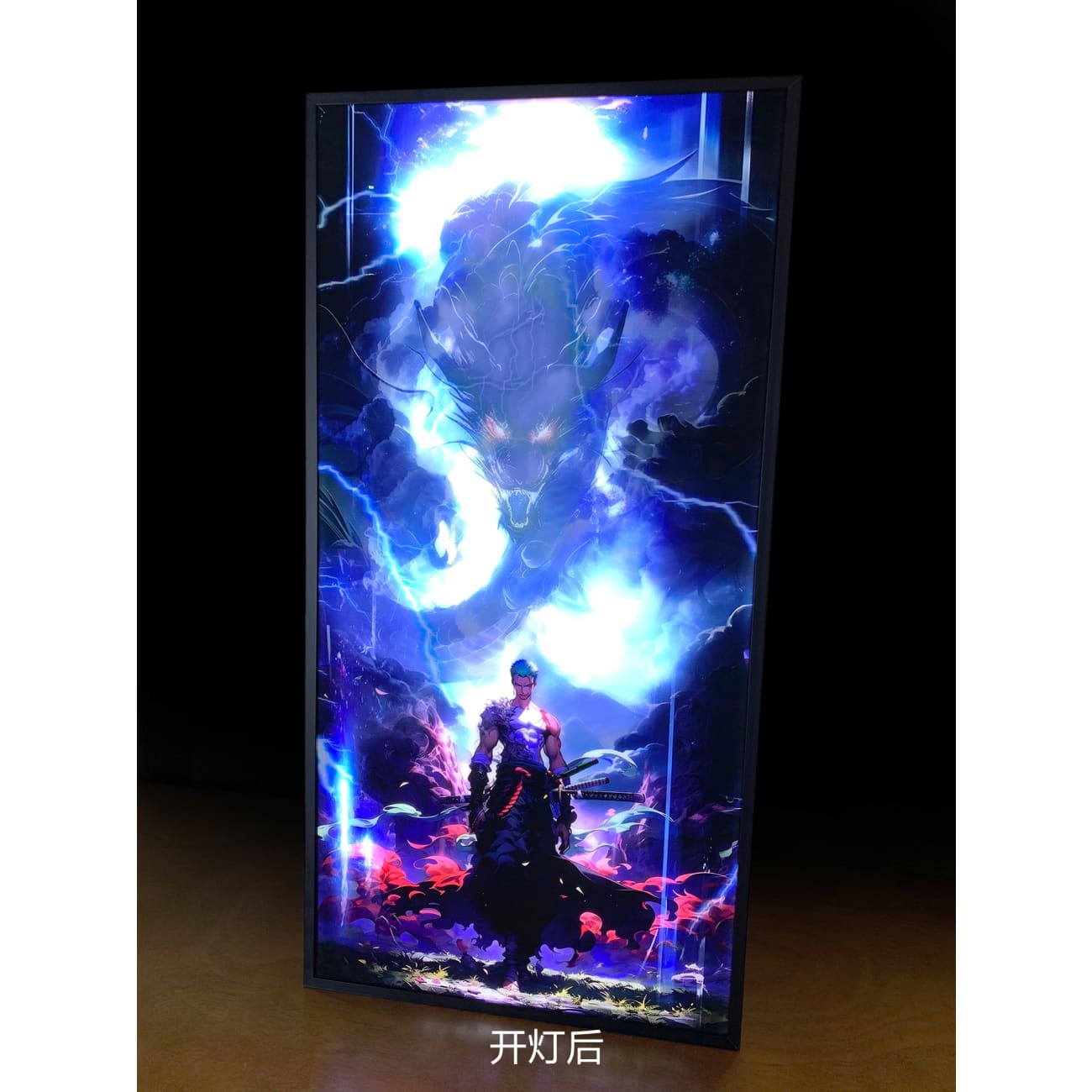 Mystical Art  - Roronoa Zoro Light Guide Poster Frame