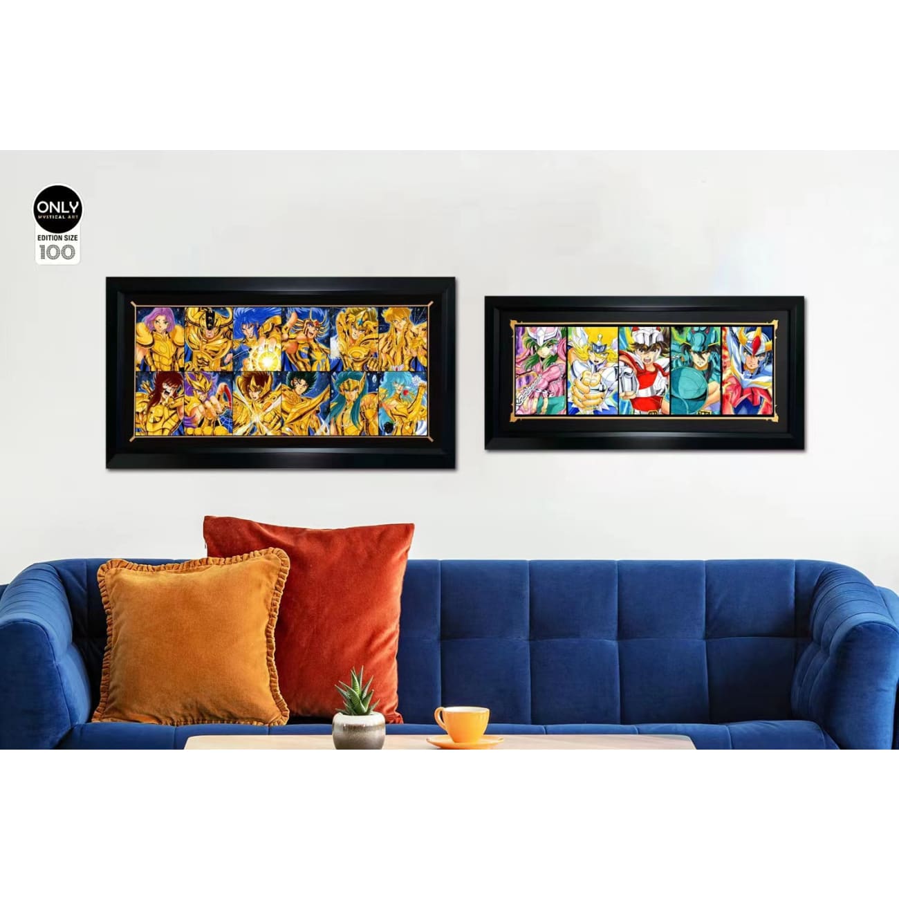Mystical Art - Saint Seiya Poster Frame the five bronze sanits