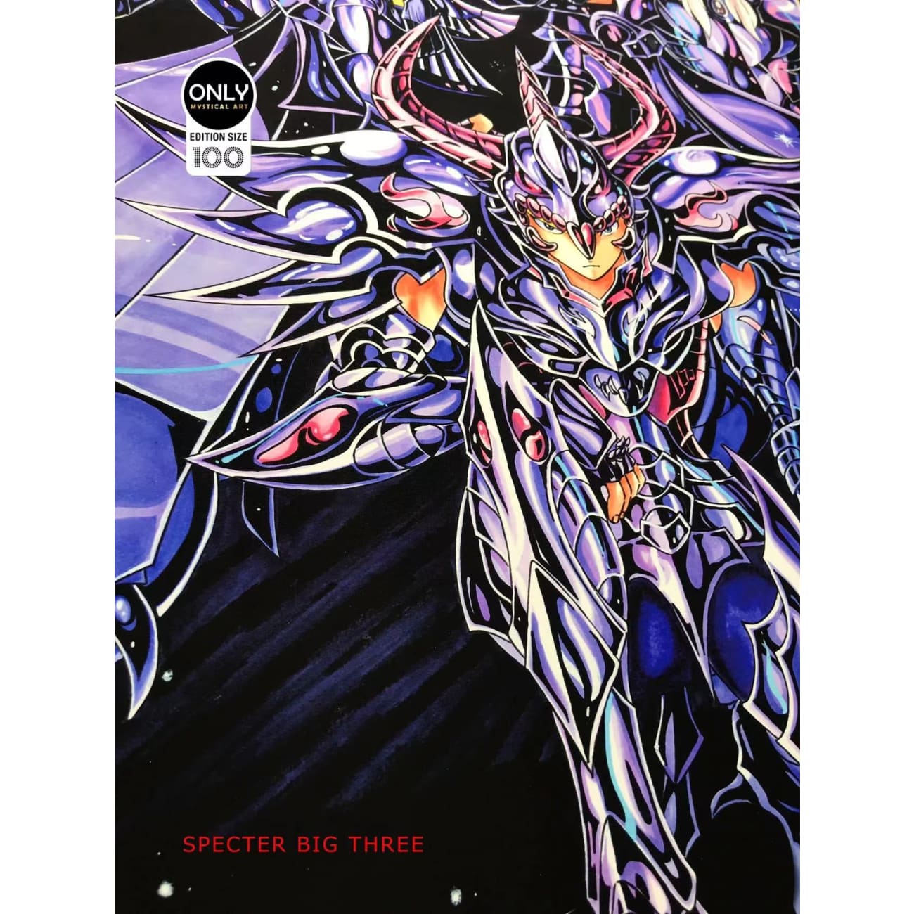 Mystical Art - Saint Seiya Secter Big three Poster Frame