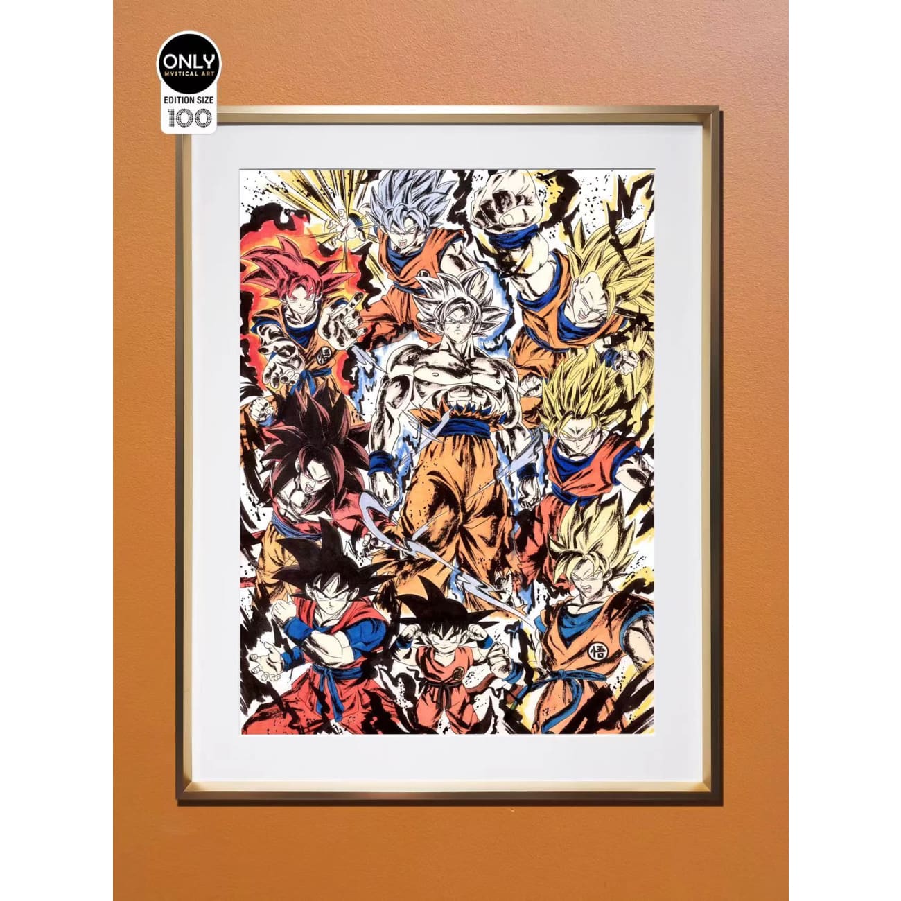  Mystical Art - Son Goku multiple forms [Large/ small]