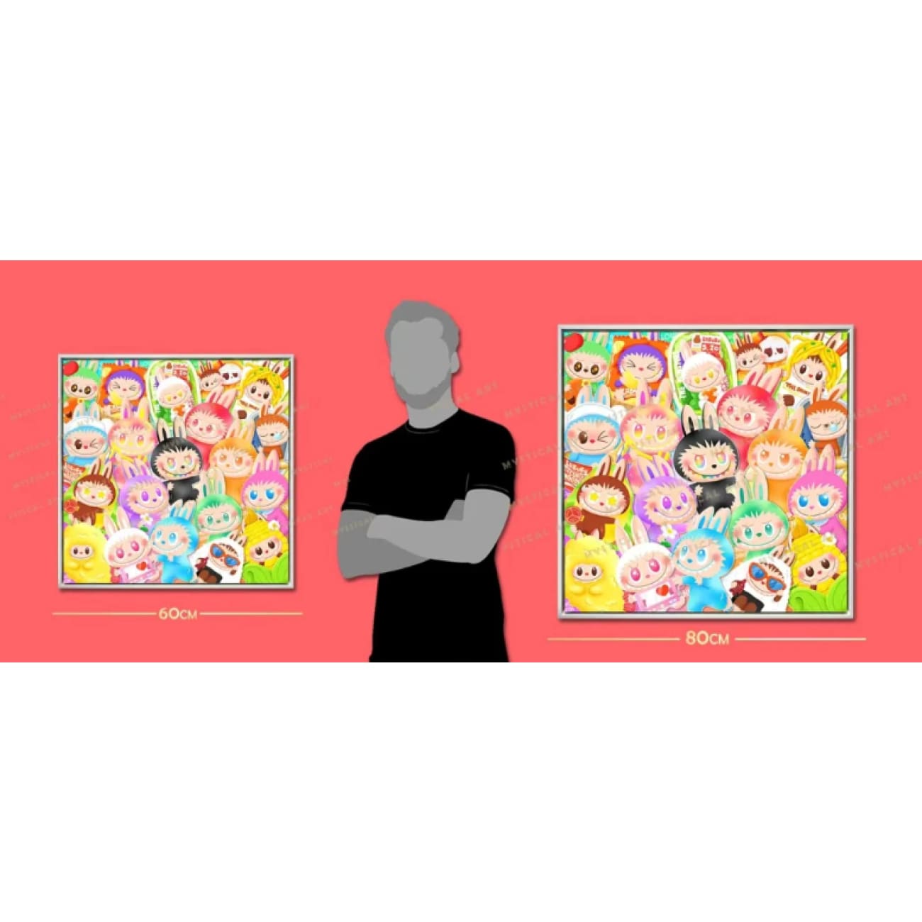 Mystical Art Studio x Ronson - Labubu Poster Frame [2 Variants]