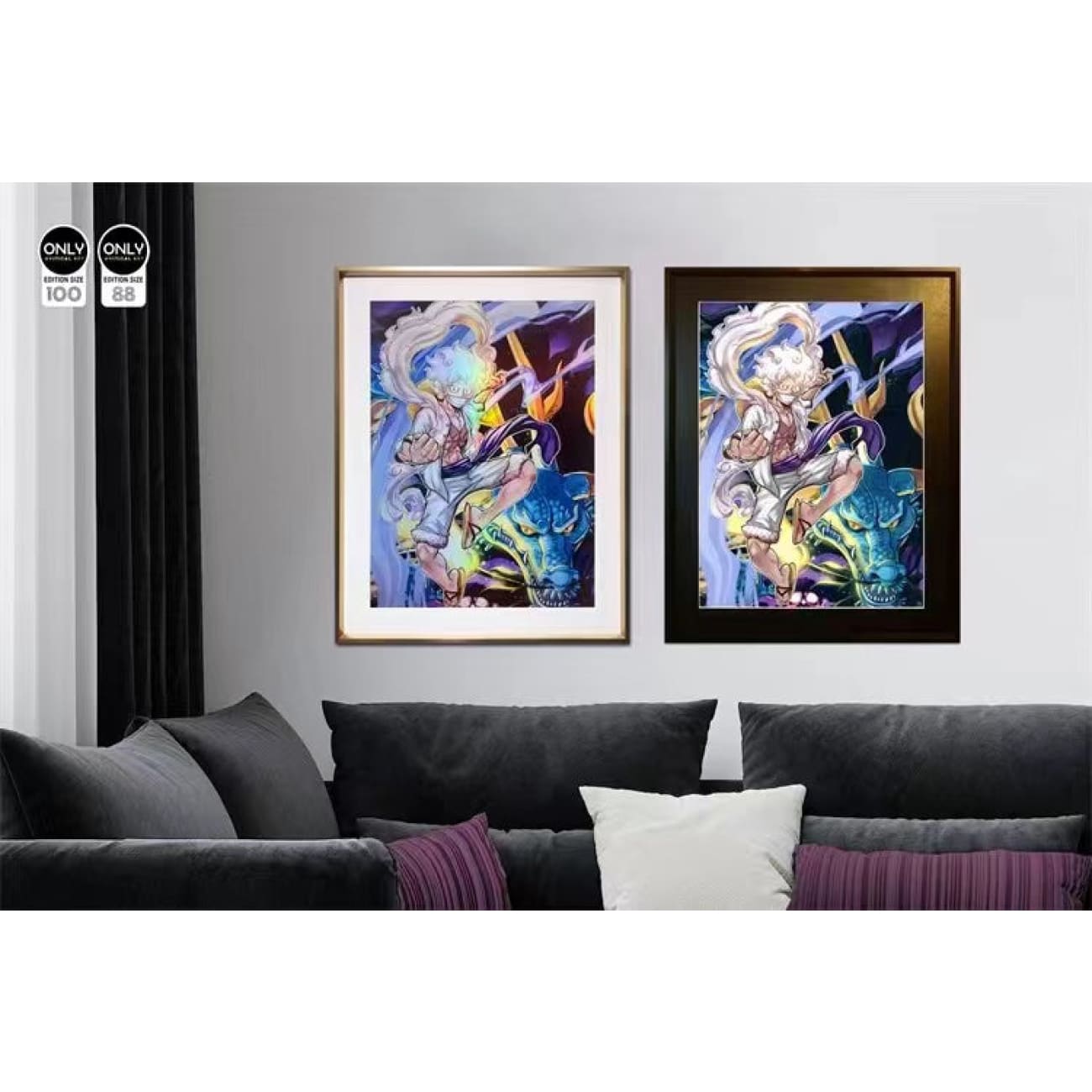 Mystical Art - Sun God Nika Luffy Gear 5 Poster Frame [2 Variants]