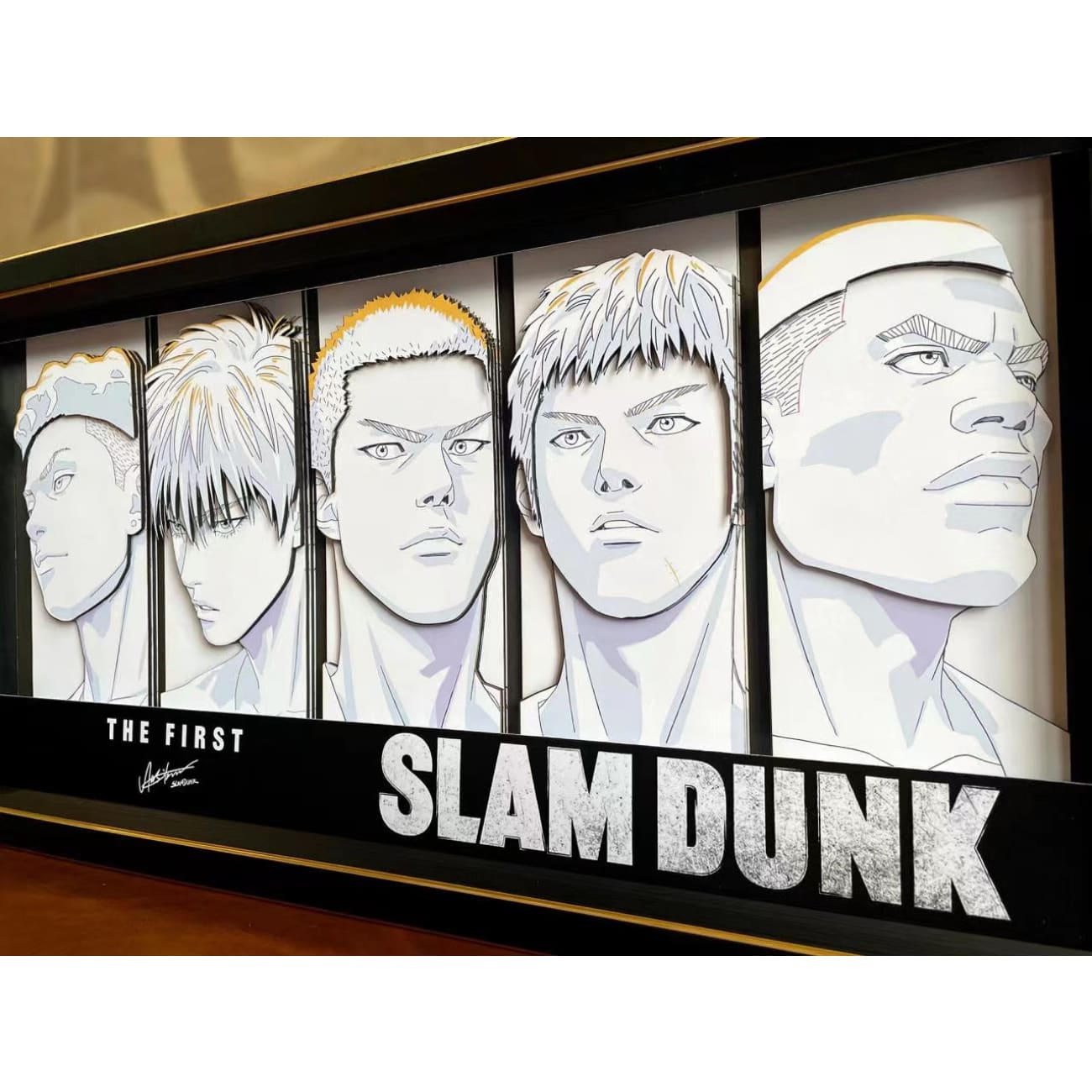 Mystical Art - The First Slam Dunk Shohoku Team 3D Poster Frame [2 Variants]