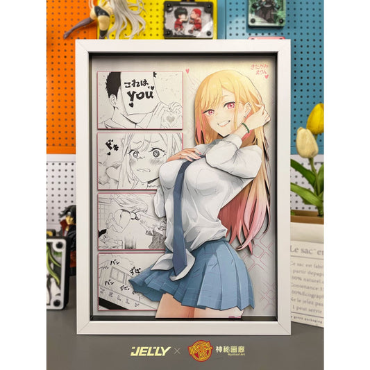 Mystical Art x Jelly - Gentleman Style 3D Poster Frame of Marin Kitagawa