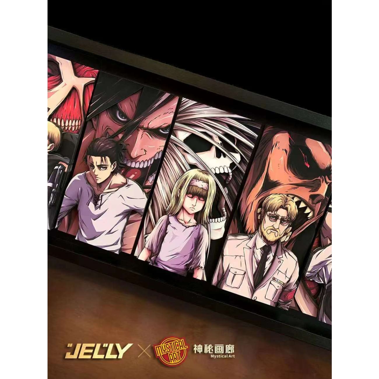 Mystical Art x Jelly - Nine Titans 3D Poster Frame